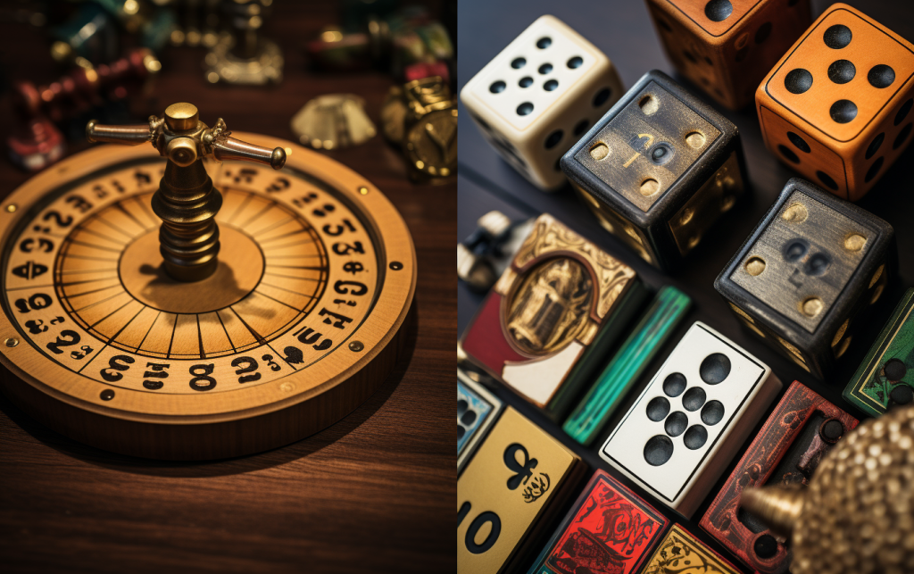 Handcrafted wooden board games